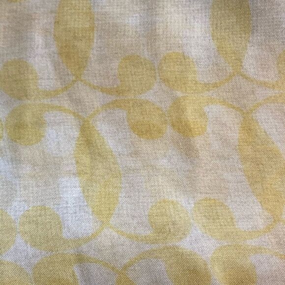 ❤️Charming Charlie Yellow/Brown Paisley Scarf - Picture 4 of 8